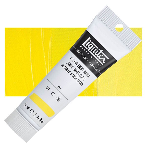Liquitex Heavy Body Acrylic Paint - Yellow Light Hansa